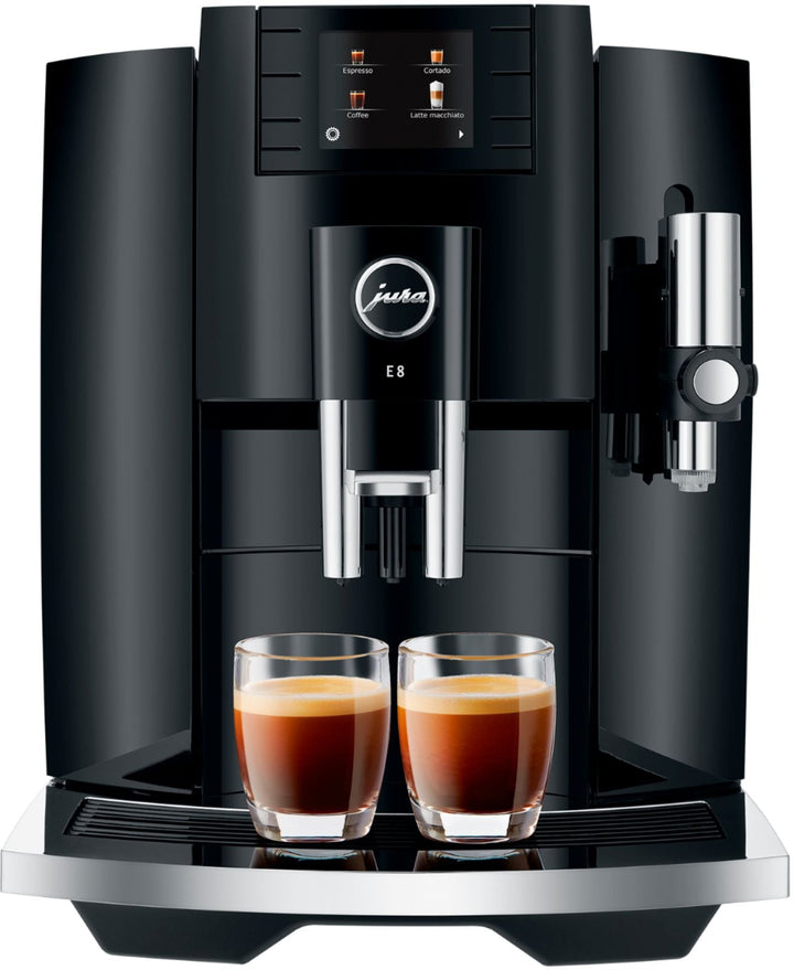 Jura - E8 Single Serve Coffee Maker and Espresso Machine with 15 Bars of Pressure and Integrated Grinder - Piano Black_9