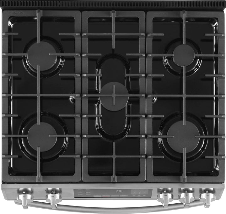Insignia™ - 4.8 Cu. Ft. Freestanding LP/Natural Gas Convection Range with Self Clean and Air Fry - Stainless steel_8