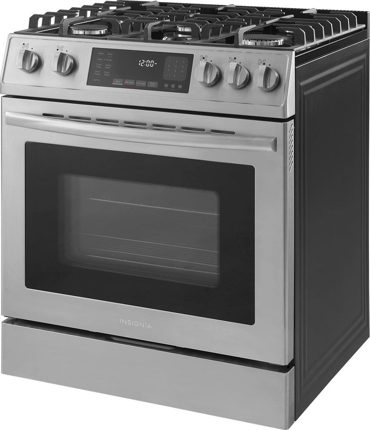 Insignia™ - 4.8 Cu. Ft. Freestanding LP/Natural Gas Convection Range with Self Clean and Air Fry - Stainless steel_2