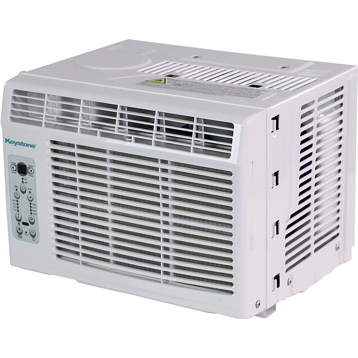 Keystone - 450 Sq. Ft. 10,000 BTU Window-Mounted Air Conditioner with Remote Control - White_4