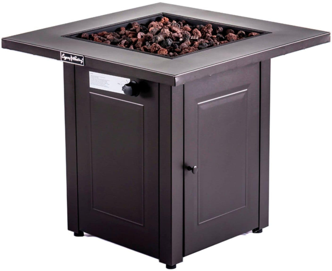 Legacy Heating - 28-Inch Square Fire Table - Brown_9
