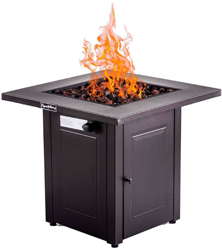 Legacy Heating - 28-Inch Square Fire Table - Brown_8