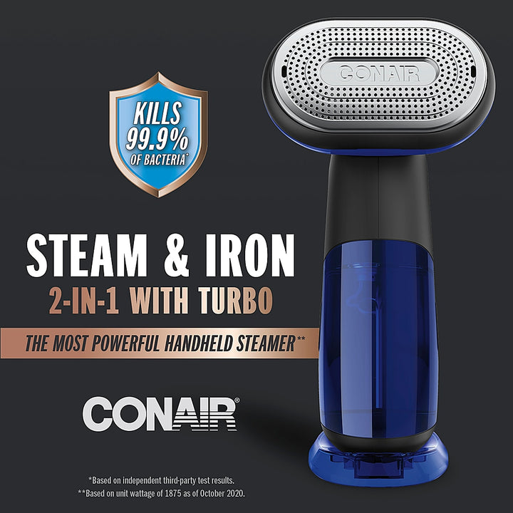 Conair - EXTREME STEAM HANDHELD W/ VIRTUAL INSTANT ON & ACCESSORIES - Blue_6