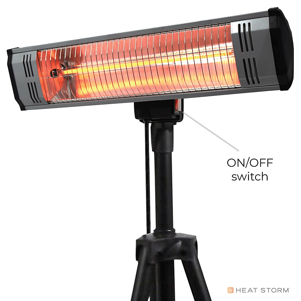 EnergyWise - Infrared Heater and Tripod combo - SILVER_1