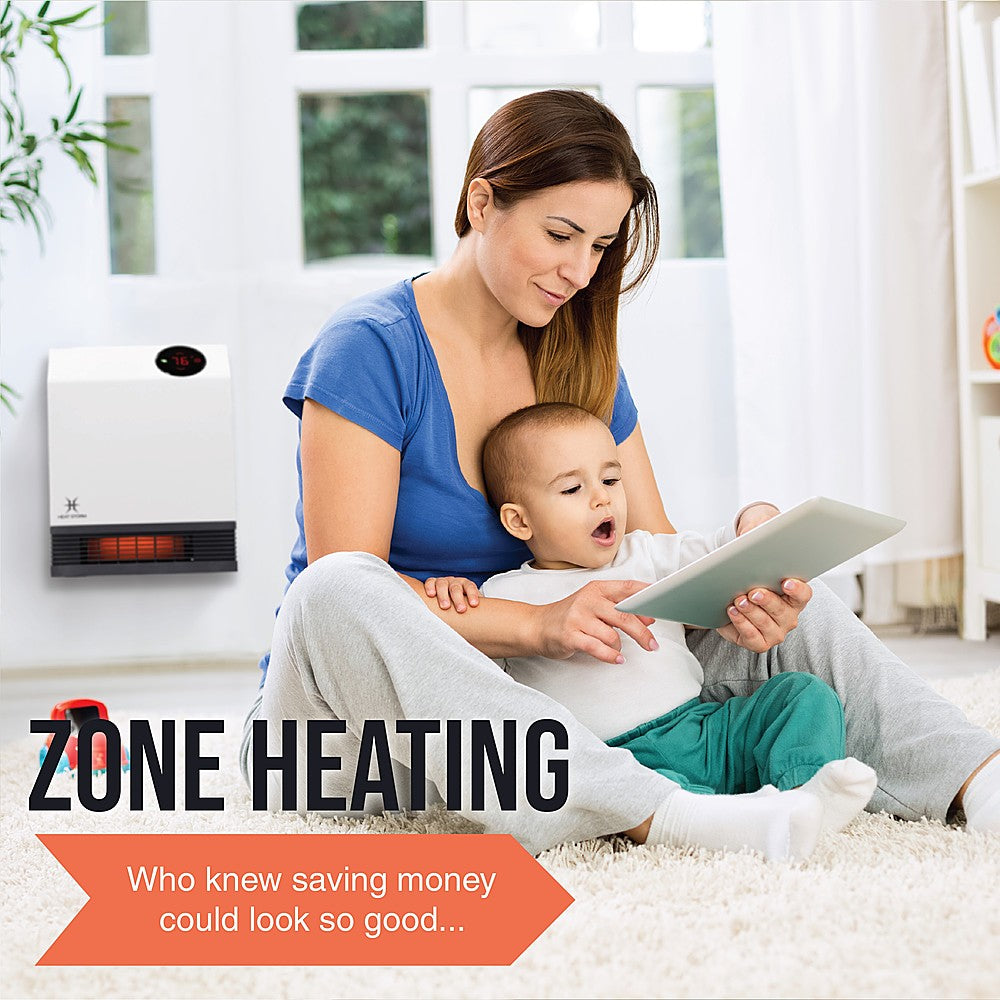 EnergyWise - 1,000 Watt Wi-Fi Indoor Smart Heater - WHITE_7