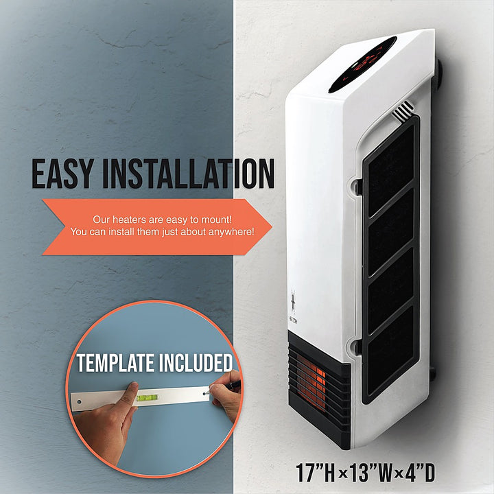 EnergyWise - 1,000 Watt Wi-Fi Indoor Smart Heater - WHITE_5