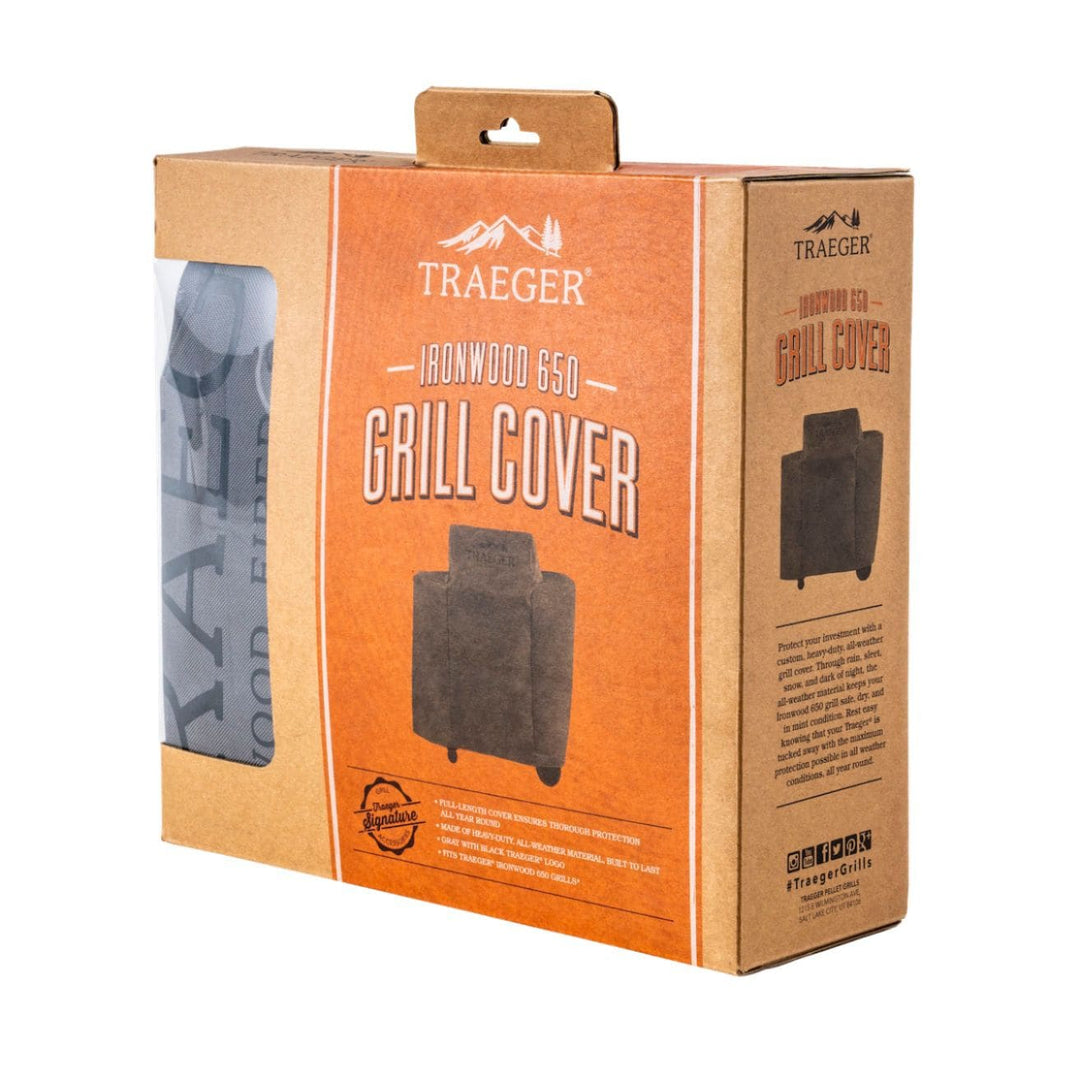 Traeger Grills - Ironwood 650 Full-Length Grill Cover - Gray_2