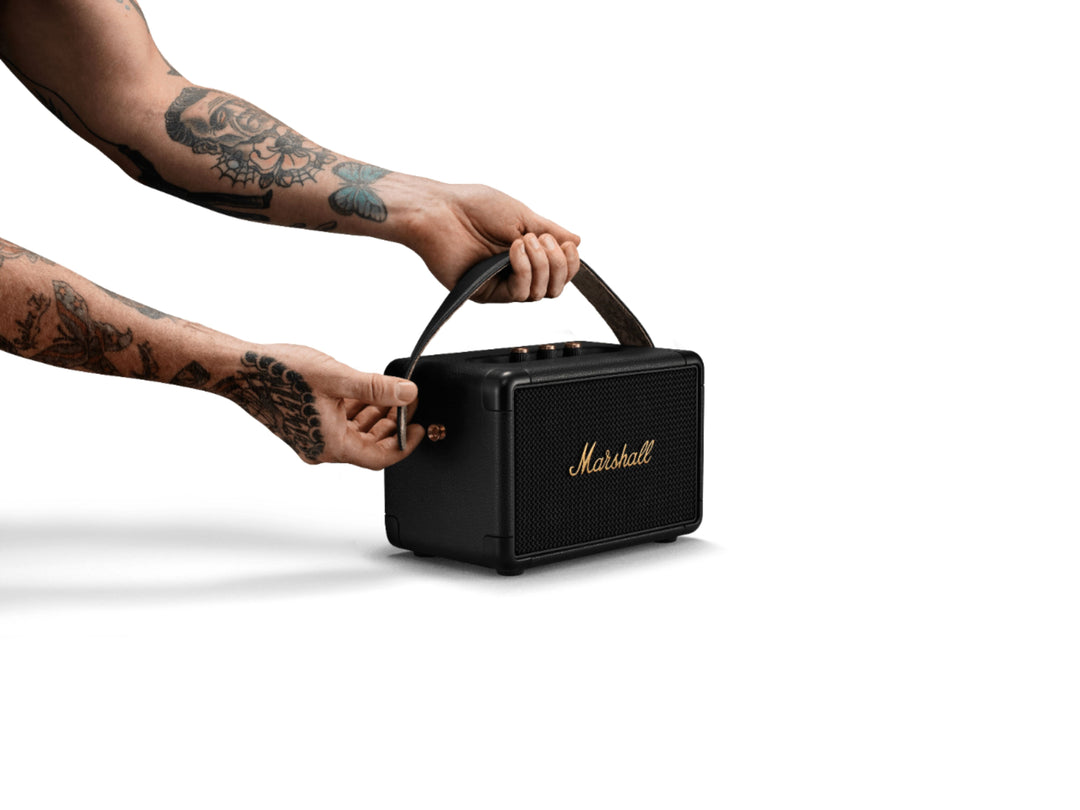 Marshall - Kilburn II Portable Bluetooth Speaker - Black and Brass_3