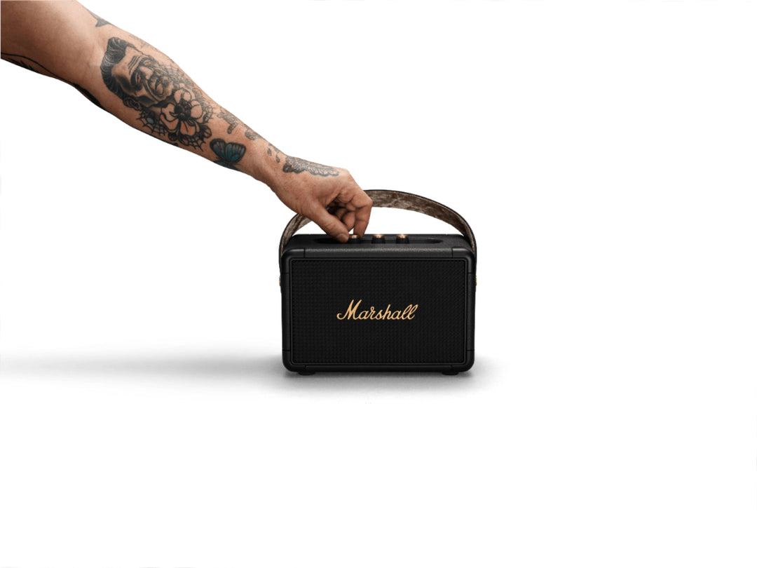 Marshall - Kilburn II Portable Bluetooth Speaker - Black and Brass_14