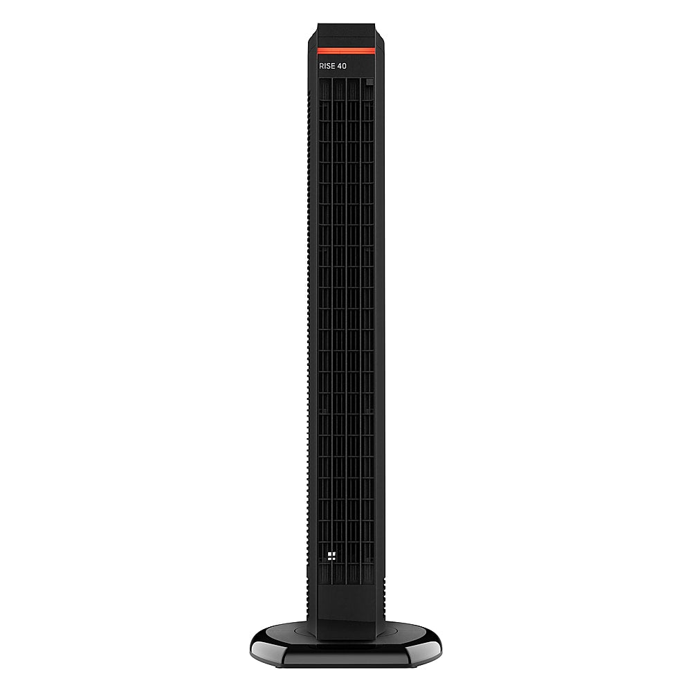 Sharper Image - RISE 40 Oscillating Tower Fan with Remote - Black_2