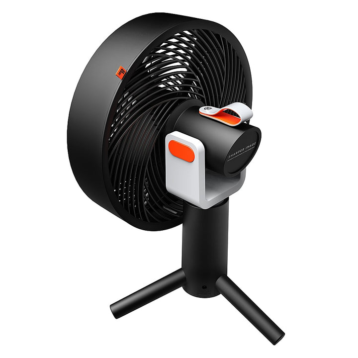 Sharper Image - SPIN 12 Oscillating Table Fan with Remote - Black_3