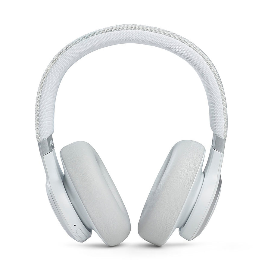 JBL - Live 660NC Wireless Noise Cancelling Headphones - White_0