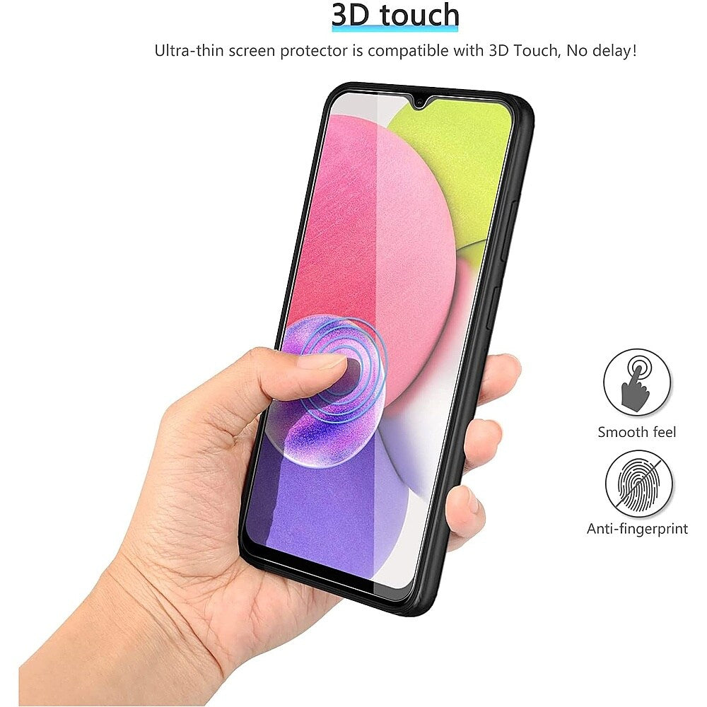 SaharaCase - ZeroDamage Ultra Strong+ HD Glass Screen Protector for Samsung Galaxy A03 and A03s (2-Pack) - Clear_1