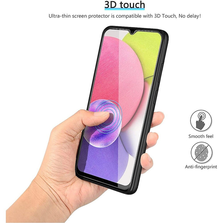SaharaCase - ZeroDamage Ultra Strong+ HD Glass Screen Protector for Samsung Galaxy A03 and A03s (2-Pack) - Clear_1