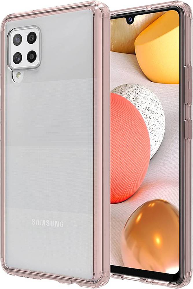 SaharaCase - Hard Shell Series Case for Samsung Galaxy A42 5G - Clear Rose Gold_3