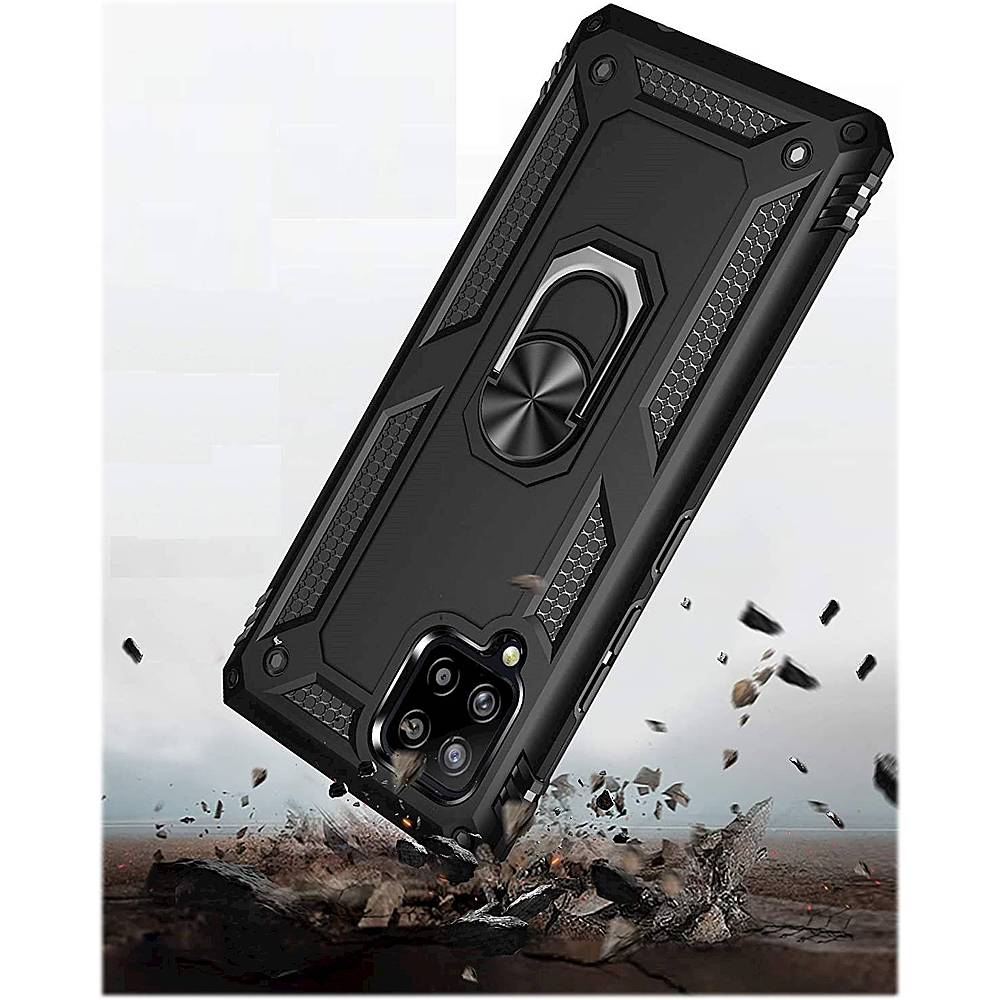 SaharaCase - Military Kickstand Series Case for Samsung Galaxy A42 5G - Black_3