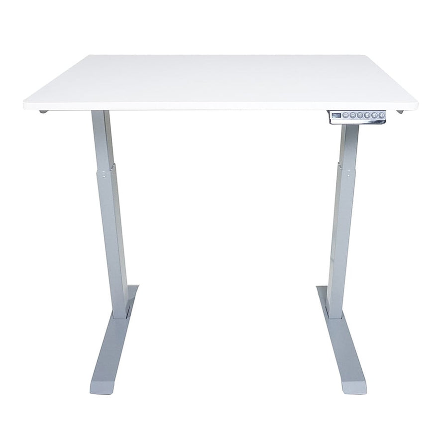 Victor - Compact Electric Full Standing Desk - White_0