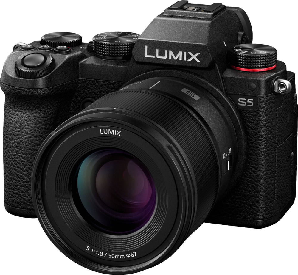 Panasonic - LUMIX S Series Camera Lens, 50mm F1.8 L-Mount Lens for Mirrorless Full Frame Digital Cameras, S-S50 - Black_1