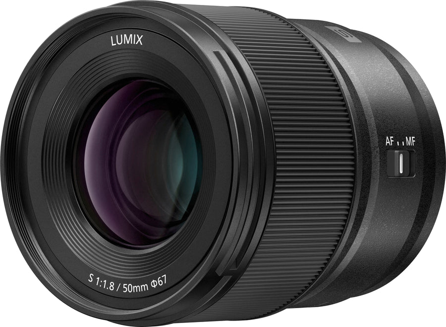 Panasonic - LUMIX S Series Camera Lens, 50mm F1.8 L-Mount Lens for Mirrorless Full Frame Digital Cameras, S-S50 - Black_0