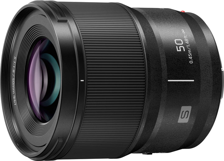 Panasonic - LUMIX S Series Camera Lens, 50mm F1.8 L-Mount Lens for Mirrorless Full Frame Digital Cameras, S-S50 - Black_5