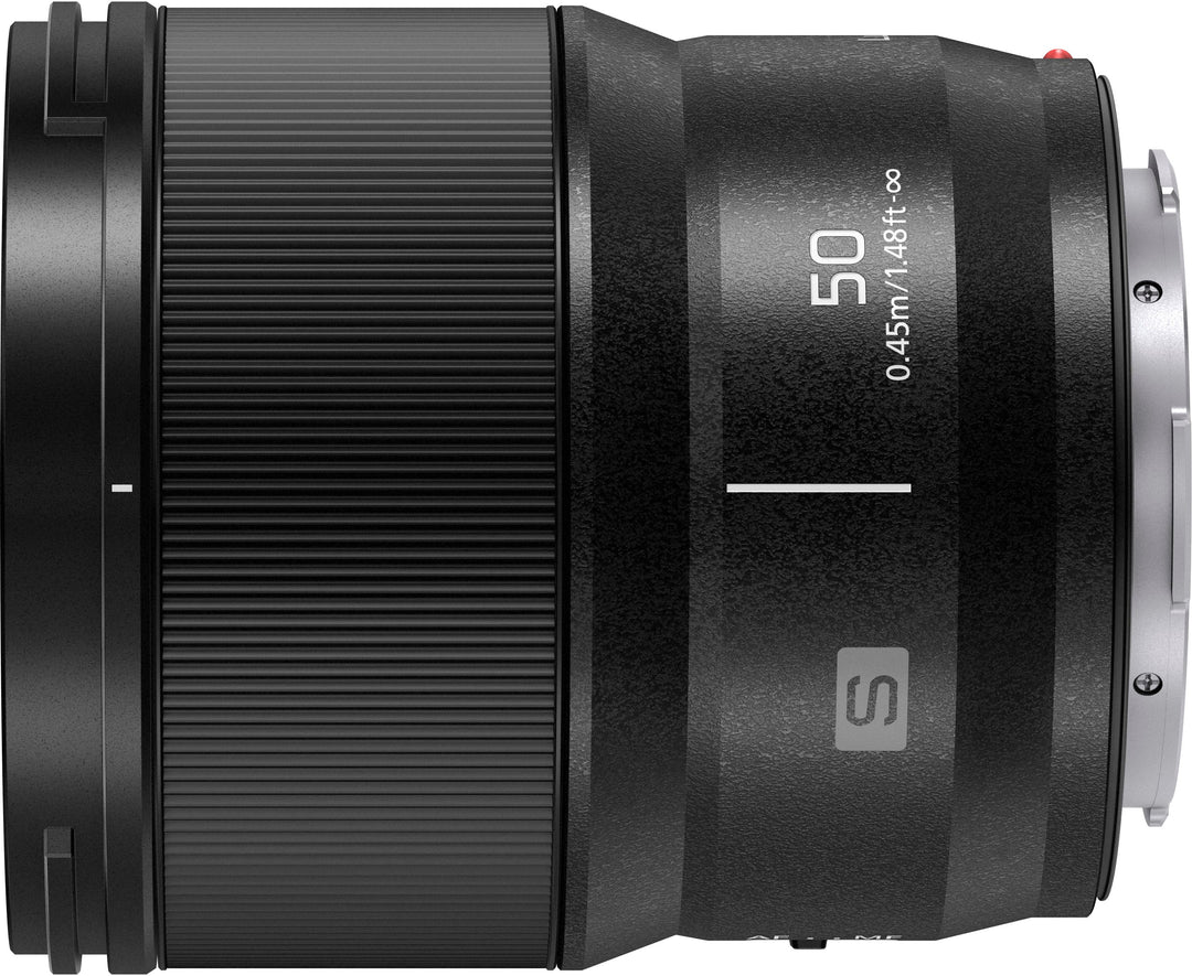 Panasonic - LUMIX S Series Camera Lens, 50mm F1.8 L-Mount Lens for Mirrorless Full Frame Digital Cameras, S-S50 - Black_3