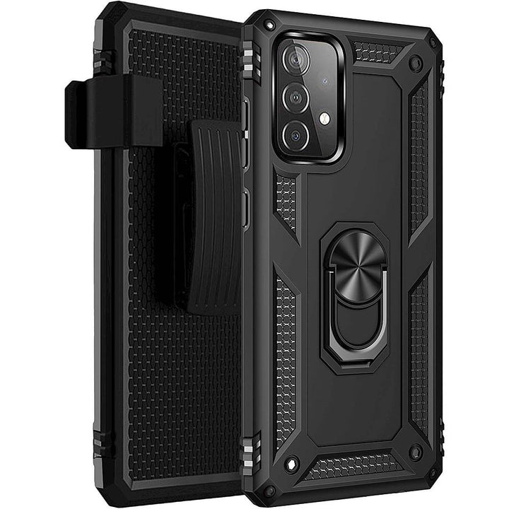 SaharaCase - Military Kickstand Series Case for Samsung Galaxy A52 5G - Black_4