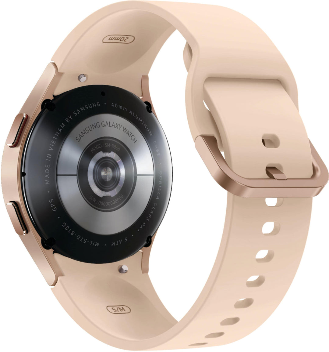Samsung - Galaxy Watch4 Aluminum Smartwatch 40mm BT - Gold_4