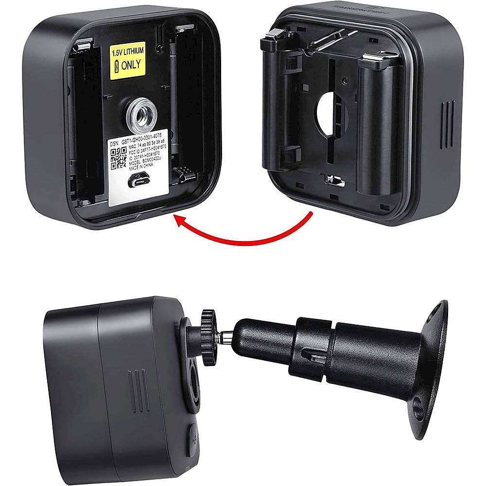 Wasserstein - Battery Extension for Blink Outdoor and Blink Indoor Cameras (3-Pack) - Black_3