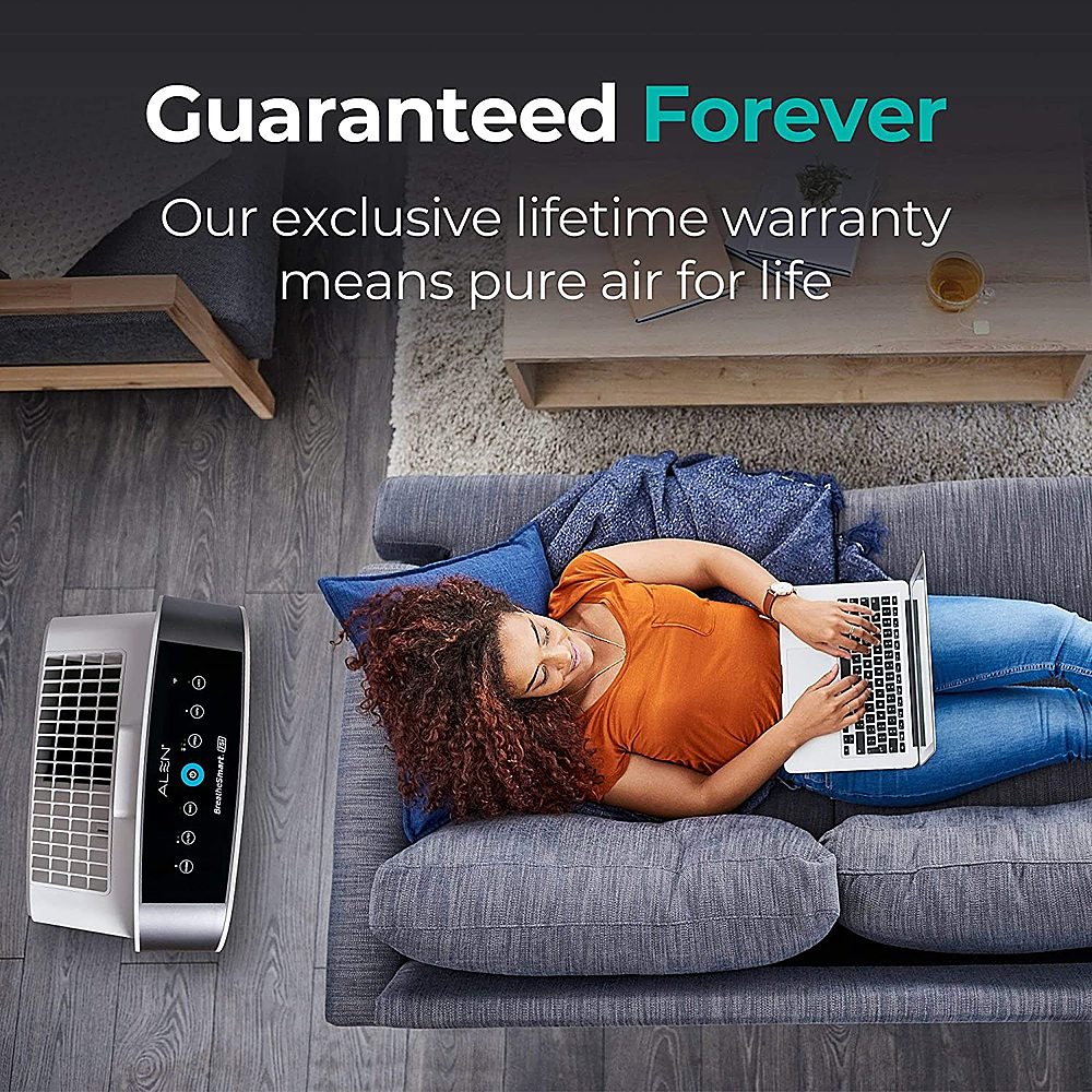 Alen BreatheSmart 75i True HEPA Air Purifier for Extra-Large Rooms, Covers 1300 SqFt. Enhanced App Connectivity - White_11