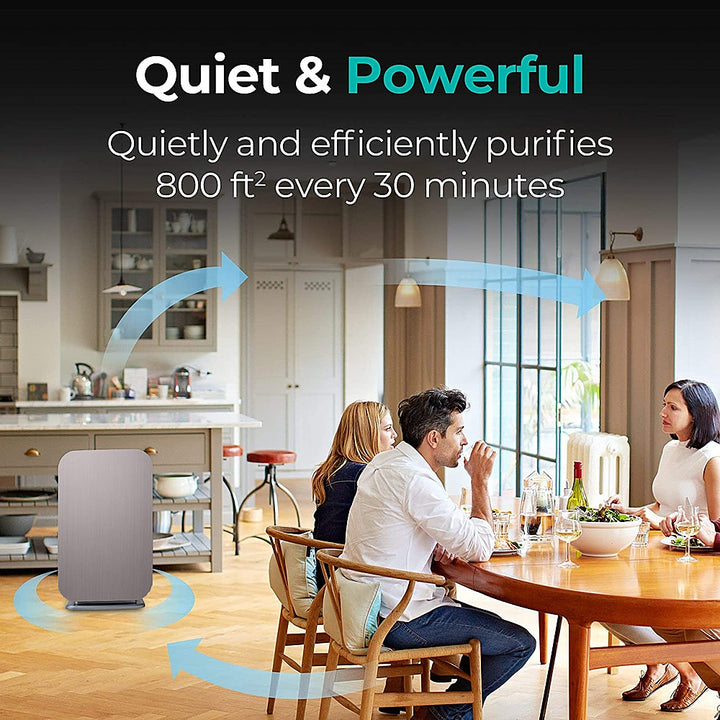 Alen BreatheSmart 45i True HEPA Air Purifier for Large/Medium Rooms, Covers 800 SqFt. - Enhanced App Connectivity - Brushed Stainless_5