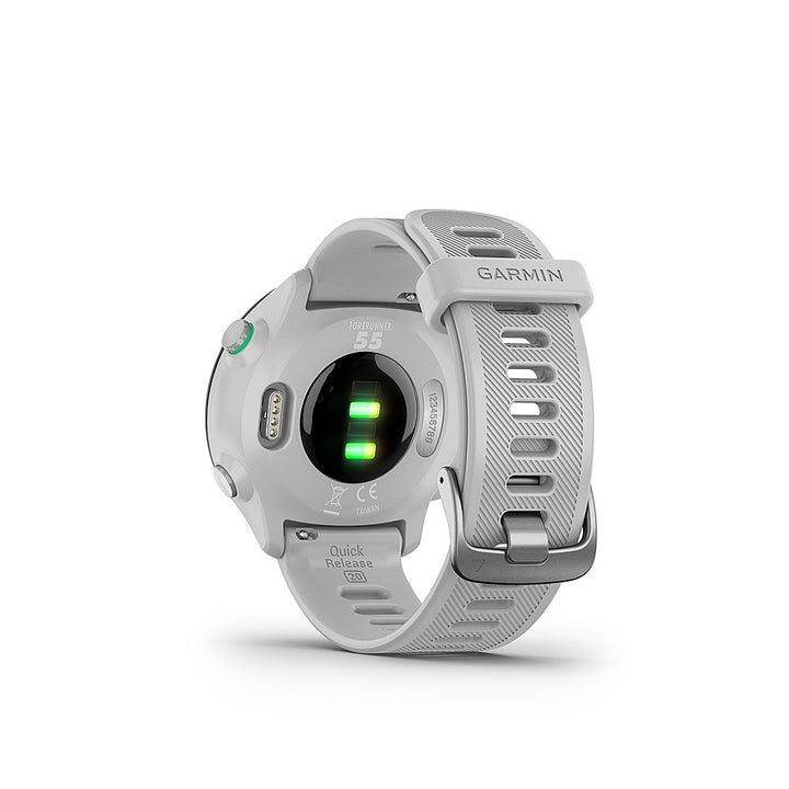 Garmin - Forerunner 55 Smartwatch 26mm Fiber-Reinforced Polymer - Whitestone_3