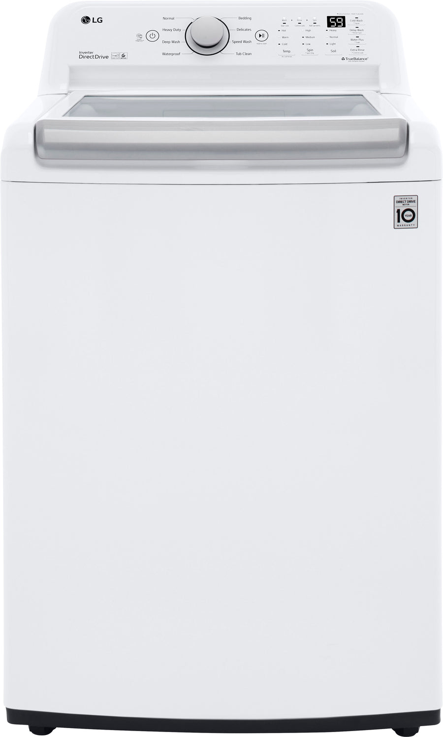 LG - 5.0 Cu. Ft. Smart Top Load Washer with 6Motion Technology - White_0