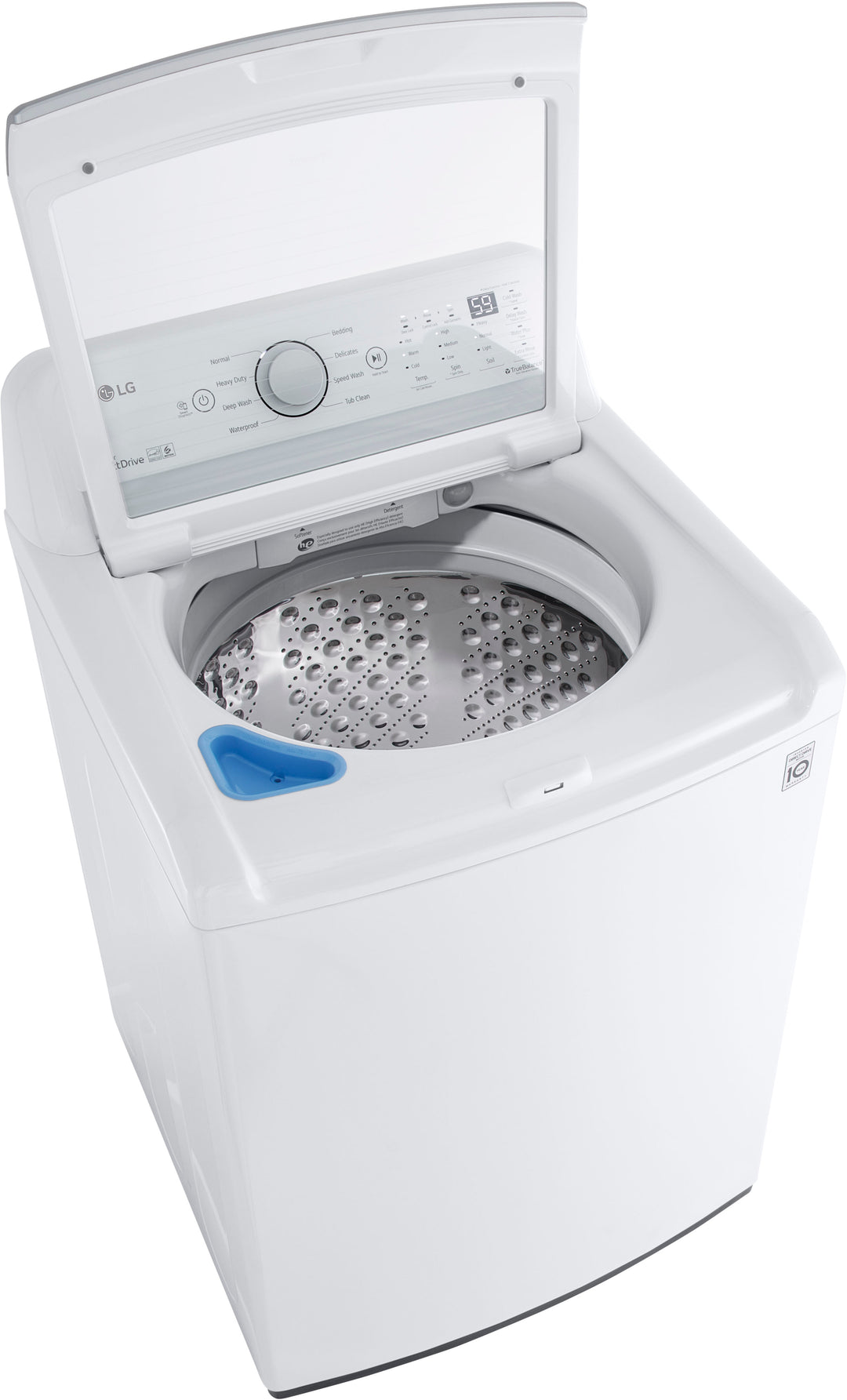 LG - 5.0 Cu. Ft. Smart Top Load Washer with 6Motion Technology - White_4