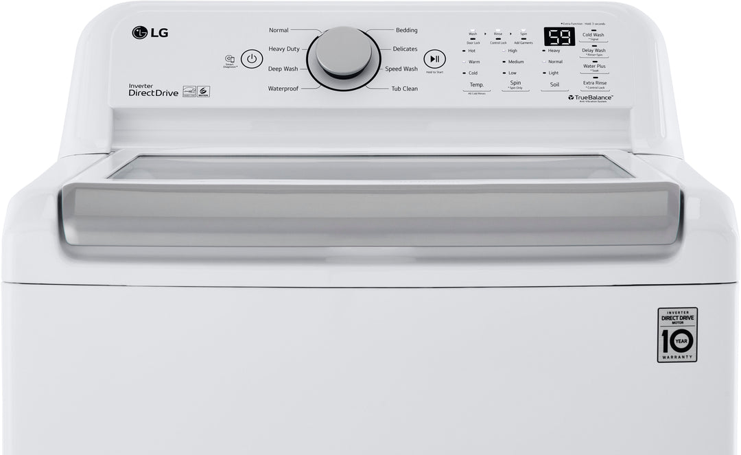 LG - 5.0 Cu. Ft. Smart Top Load Washer with 6Motion Technology - White_12