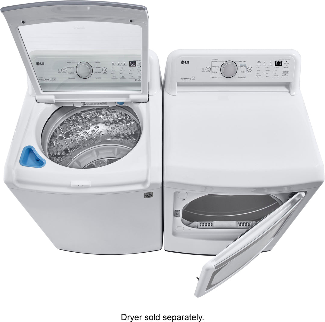 LG - 5.0 Cu. Ft. Smart Top Load Washer with 6Motion Technology - White_9