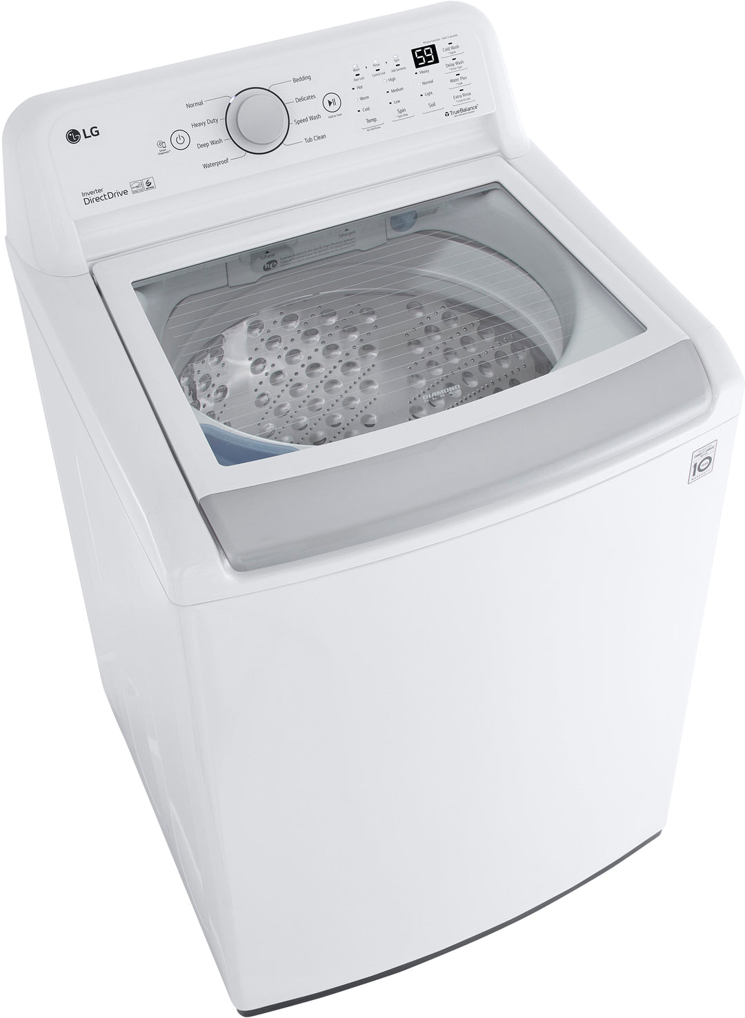LG - 5.0 Cu. Ft. Smart Top Load Washer with 6Motion Technology - White_6