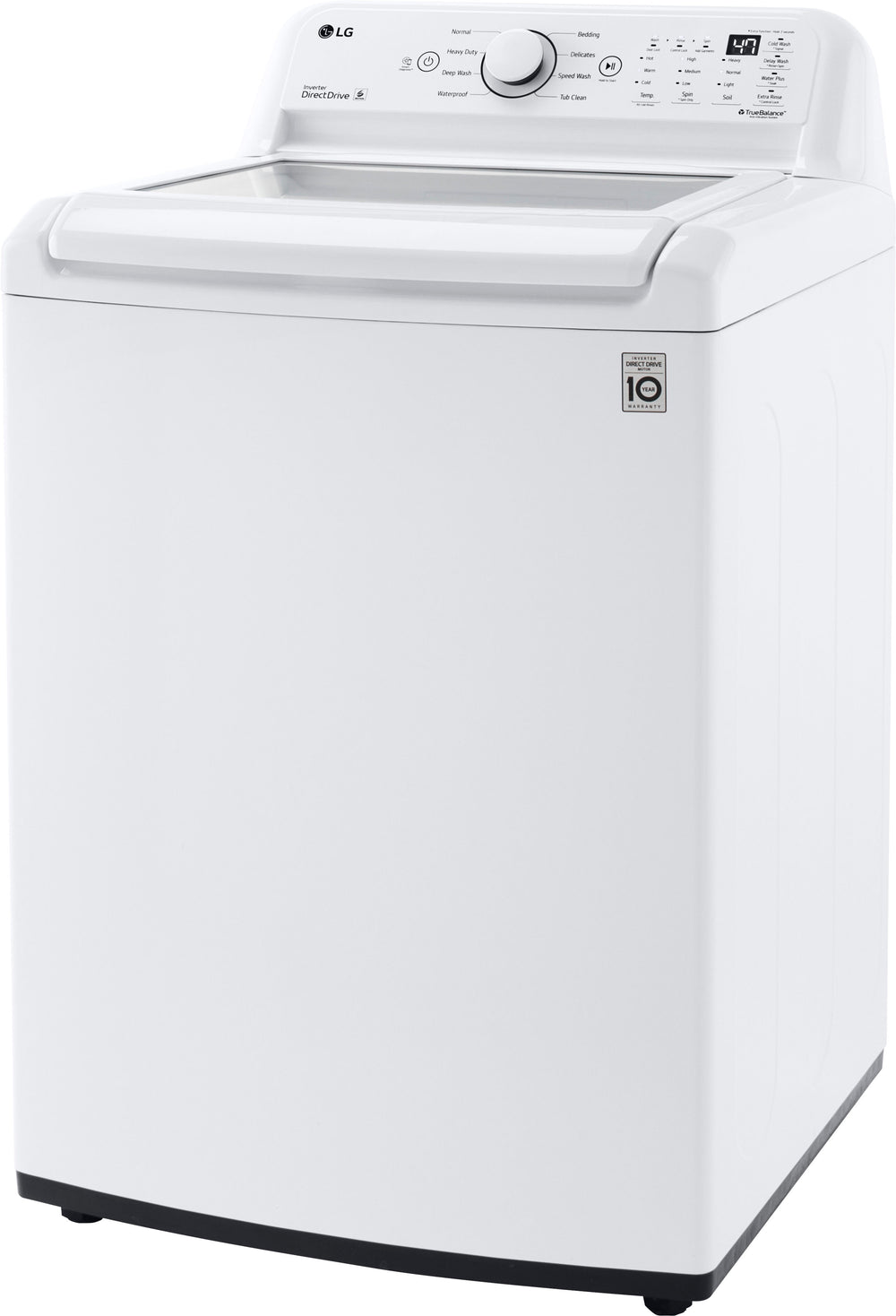LG - 4.5 Cu. Ft. Smart Top Load Washer with Vibration Reduction and TurboDrum Technology - White_1