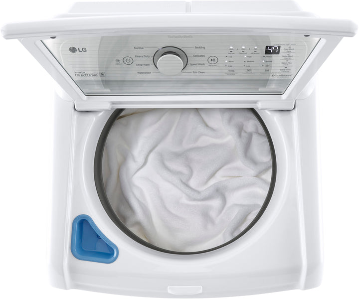 LG - 4.5 Cu. Ft. Smart Top Load Washer with Vibration Reduction and TurboDrum Technology - White_8