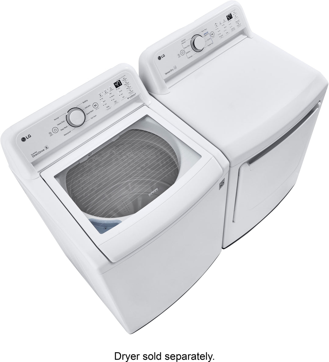 LG - 4.5 Cu. Ft. Smart Top Load Washer with Vibration Reduction and TurboDrum Technology - White_21