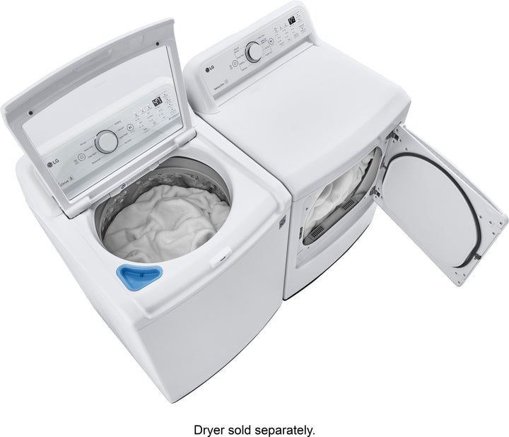 LG - 4.5 Cu. Ft. Smart Top Load Washer with Vibration Reduction and TurboDrum Technology - White_19