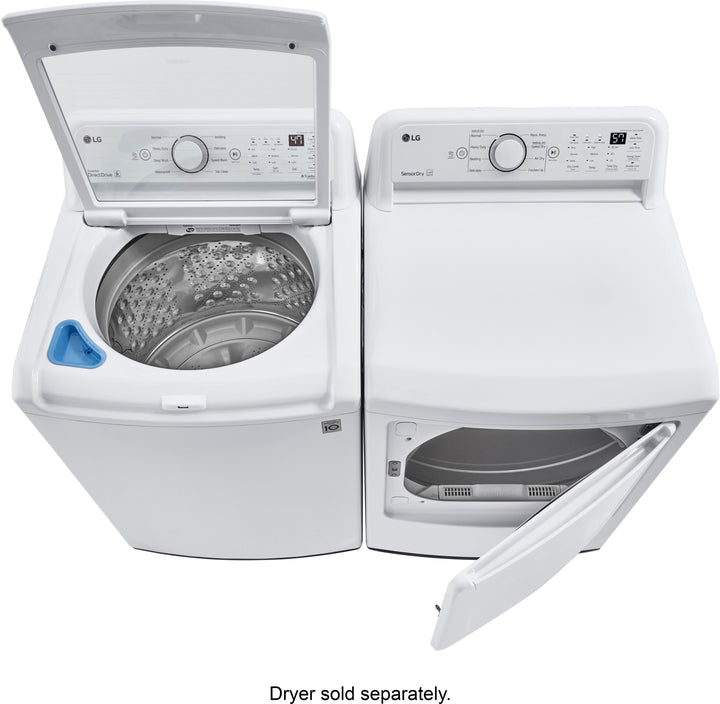 LG - 4.5 Cu. Ft. Smart Top Load Washer with Vibration Reduction and TurboDrum Technology - White_18
