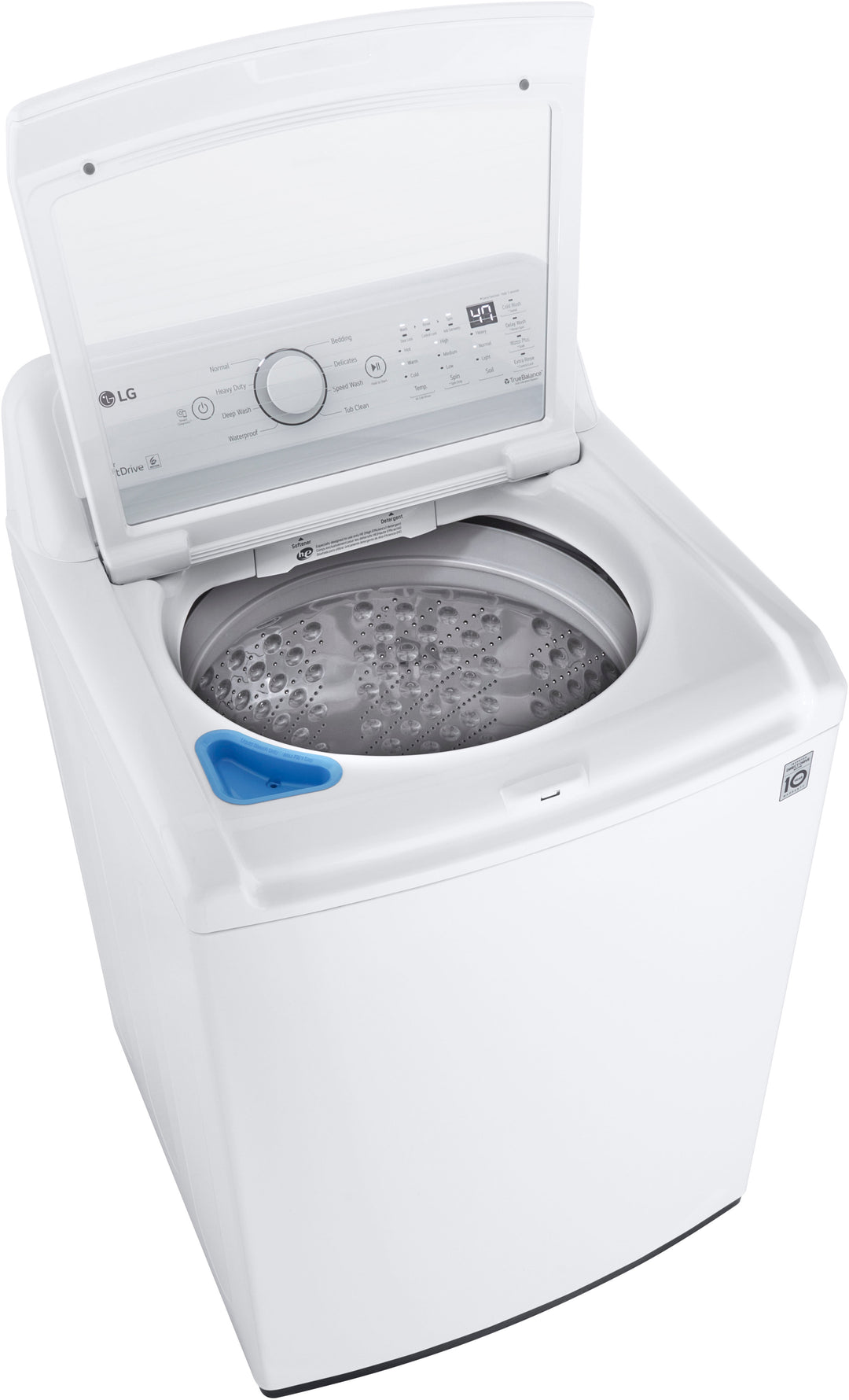 LG - 4.5 Cu. Ft. Smart Top Load Washer with Vibration Reduction and TurboDrum Technology - White_16