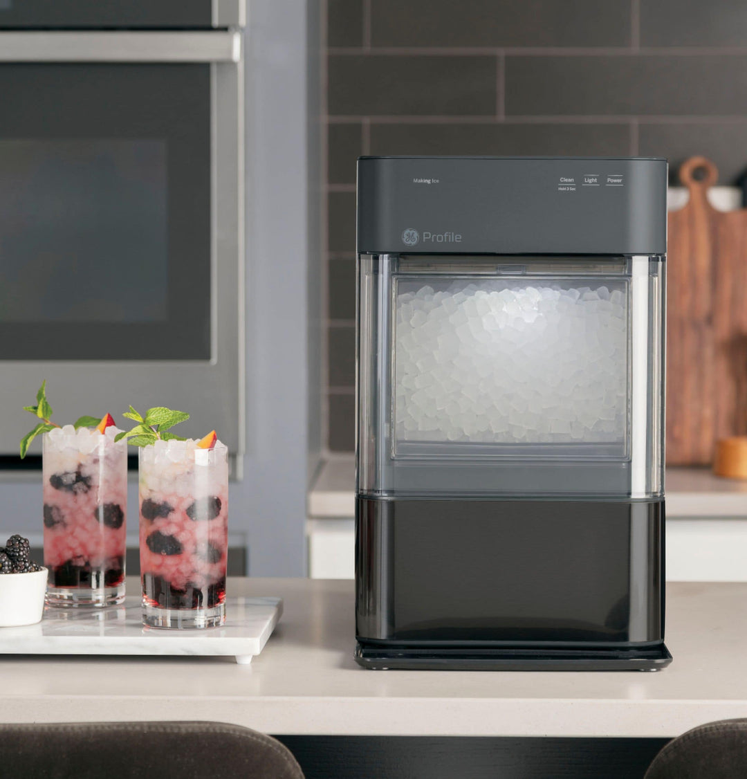 GE Profile - Opal 2.0 24 lb. Portable Ice maker with Nugget Ice Production and Built-In WiFi - Black stainless steel_4
