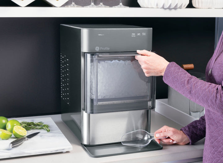 GE Profile - Opal 2.0 24 lb. Portable Ice maker with Nugget Ice Production and Built-In WiFi - Stainless steel_7