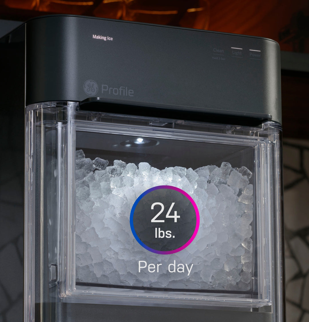 GE Profile - Opal 2.0 24 lb. Portable Ice maker with Nugget Ice Production and Built-In WiFi - Stainless steel_12