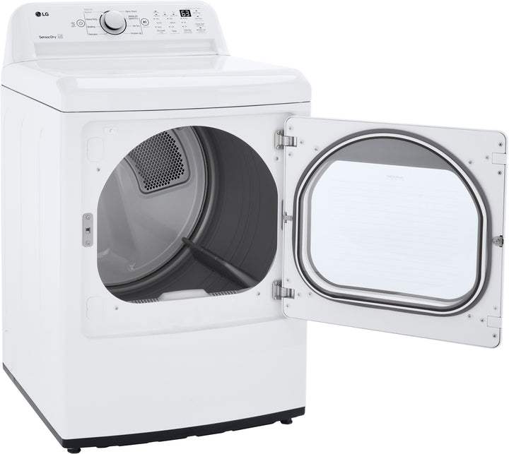 LG - 7.3 Cu Ft Electric Dryer with Sensor Dry - White_5