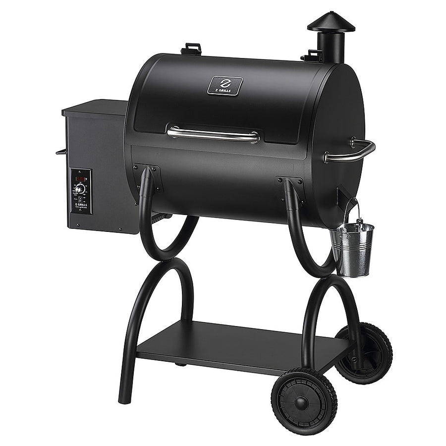 Z GRILLS - 550A Wood Pellet Grill and Smoker - Black_0