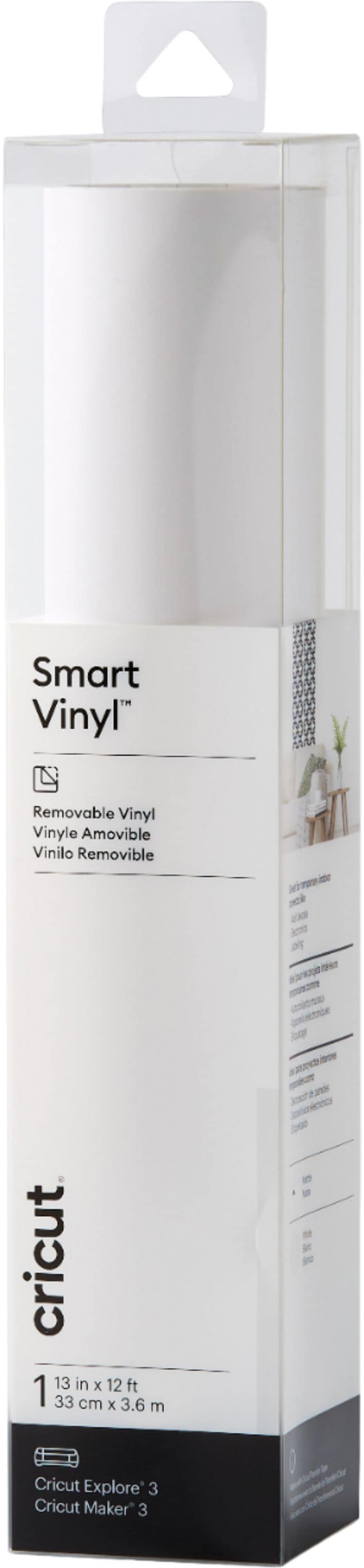 Cricut - Smart Vinyl – Removable 12 ft - White_0