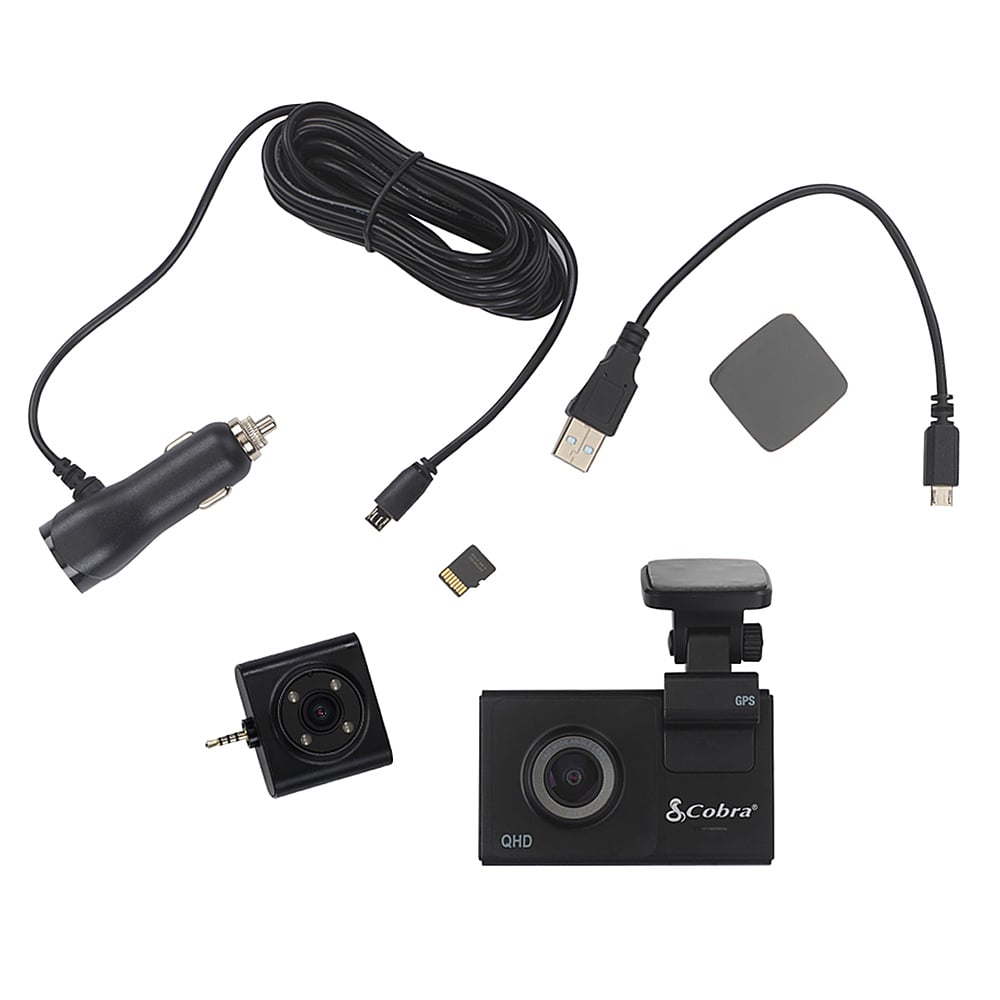 Cobra - SC 200 and FV-CV1 Dual-View Smart Dash Cam with Cabin-View Accessory Camera Bundle_1