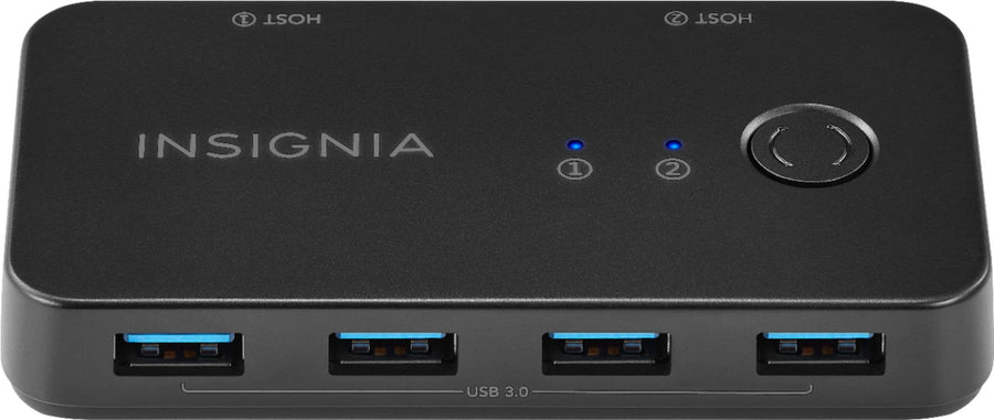 Insignia™ - 4-Port USB 3.0 Hub - Black_0